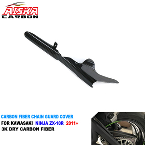 AISKA Protector de Cadena Trasero para Motocicleta, 100% Fibra de Carbono 3K, para <span class=keywords><strong>Kawasaki</strong></span> <span class=keywords><strong>ZX10R</strong></span> ZX-10R 2016-2020 - Product Image 1