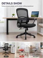 Vente directe d'usine, chaise de bureau exécutive moderne et élégante, hauteur réglable, dossier en tissu maillé breveté, pour bureau à domicile, hôtel