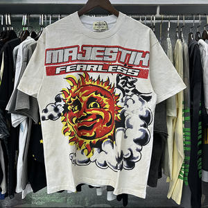 Camisetas de Alta Calidad 100% Algodón para Hombre, Ropa Urbana, Camisetas Gráficas Y2K, Camisetas Extra Grandes, Camiseta Majestik para Hombre - Product Image 2