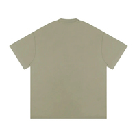 Kaos Pria Lengan Pendek Kerah Bulat 100% Katun Jersey Solid 220 Gram Bernapas, Logo Custom, Streetwear Kasual