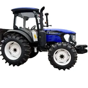 Lovol 1204 empat roda traktor paddy, gambar traktor ban bunga tinggi