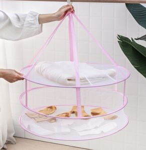 Séchoir à linge pliant en maille avec bande de fixation Porte-linge suspendu portable pour maillot de bain t-shirt - Product Image 1