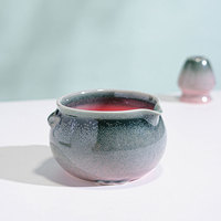 Ensemble de thé matcha en céramique grenouille mignonne OEM ODM avec bol à bec verseur, fouet et support, livré en coffret cadeau