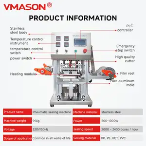 自動冷凍豆腐シーフードミールヒートフードトレイシーリングシーラーマシン製造