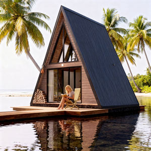 XULV Gartenschuppen Wasserdicht & Insektensicher Umweltfreundlicher Außenlager für Terrasse und Garten Vorgefertigtes Haus - Product Image 5