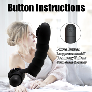 Silikon siyah kadın Masturbator G-SPOT vibratör USB şarjlı vajina teşvik parmak kol renk kutusu ambalaj - Product Image 4