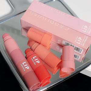 Ensemble de 4 mini rouges à lèvres mats vegan, imperméables, longue tenue, effet velours, crayon à lèvres, label privé, gloss à lèvres rose nude - Product Image 6
