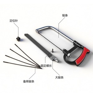 Sierra de mano Yunbei de 580 mm, juego de 7 piezas con cuchillas intercambiables para carpintería y uso doméstico - Product Image 1