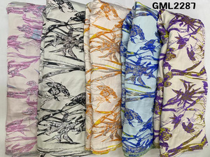 Tissu de dentelle fantaisie de luxe de Style français broderie matériel de dentelle Jacquard nigérian pour robes - Product Image 6
