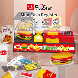 FiveStar unisexe semblant jouer jouet enfants caissier ensemble Simulation caisse enregistreuse supermarché Shopping <span class=keywords><strong>boutique</strong></span> <span class=keywords><strong>jeu</strong></span> <span class=keywords><strong>de</strong></span> rôle en plastique - Product Image 2