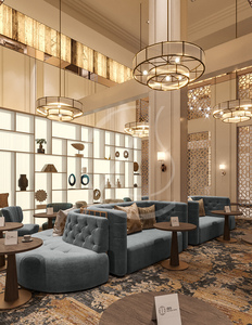 Nhà Máy Bán Buôn Dày Hội Trường Khách Sạn Khu Vực Trung Tâm Thảm 200*300Cm Tùy Chỉnh Thực Hiện Len Tufted Phong Cách Hiện Đại Sảnh Phòng Chờ Trang Trí Thảm - Product Image 4