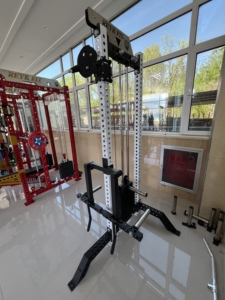 Macchina a Cavi <span class=keywords><strong>Pulley</strong></span> per Esercizi a Casa Unisex in Acciaio per Trazioni Crossover Squat per Allenamento di Petto Spalle Schiena Braccia - Product Image 3