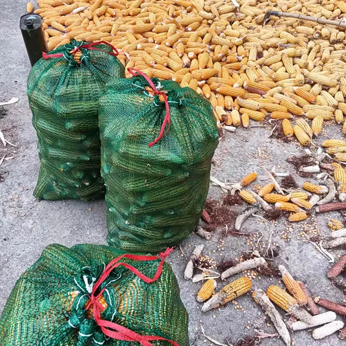Bolsas de polipropileno de 50 kg, bolsas de embalaje de comida de maíz de color verde, gran stock