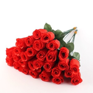 <b>Best</b> Selling High-End Handmade <b>Artificial</b> Rose Bouquet Top Seller Fabric Roses for Wedding Home & Valentine's Day Decor - Product Image 5