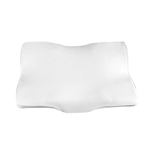 Custom Shape Super Quality Premium Ergonomic Neck Cervical Orthopedic Memory Foam <b>Pillow</b> With Natural Hypoallergenic Cover - Product Image 4