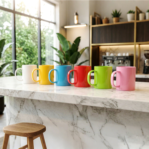 Taza de Polímero Sublimable al por Mayor de 11 oz, 6 Colores, Taza de Plástico Personalizable para Impresión por Transferencia de Calor - Product Image 2