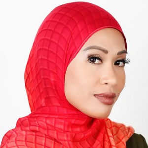 卸売2024新しいデザインホットセールスカーフアラビア語ソフトモーダルビスコースイスラム教徒印刷モーダルヒジャブ - Product Image 4