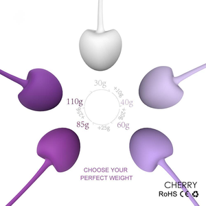 Cherry Intimate Kegel Ball Übungs gewichte Rose, Arzt Empfohlen für Blasen kontrolle Peic Boden übungen - Product Image 6