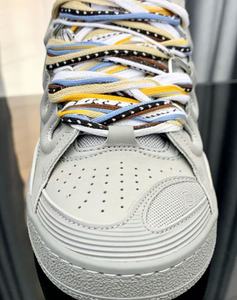 Scarpe Casual di Design <span class=keywords><strong>2026</strong></span> per Uomo e Donna, <span class=keywords><strong>Sneakers</strong></span> di Lusso in Vera Pelle Goffrata, <span class=keywords><strong>Sneakers</strong></span> con Piattaforma per Esterni - Product Image 3