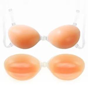 Adhesive Bra Strapless Sticky Invisible Push Up Reusable Silicone Bra For Strapless Backless
