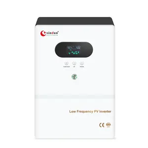 Pengisi daya energi surya hibrida, konverter pengisi daya 10000 W 10 Kva 24v 3000w Dc ke Ac frekuensi 60hz 50hz 3kva 7kw untuk Panel surya