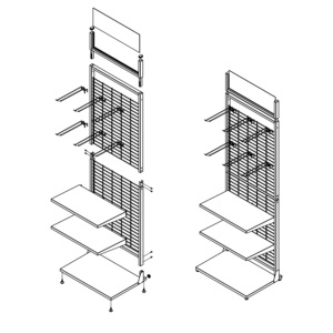 Tùy chỉnh freestanding dây lưới tầng <span class=keywords><strong>Rack</strong></span> hiển thị - Product Image 5