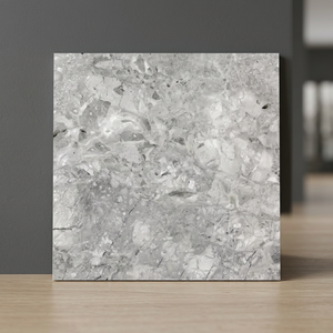 Glamour Crema, Azulejos Decorativos de Porcelana Brillante de 600x600 mm, 9 mm de Grosor, Diseño Beige para Pisos de Dormitorio - Product Image 6