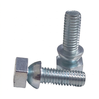 Baut Pengaman Anti Maling M8 Baja Tahan Karat A2 Lapisan Seng 55mm Kepala Tombol Putar Countersunk