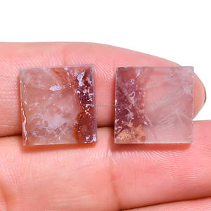 Cabochon de forme carrée lisse en Quartz fantôme naturel de qualité supérieure à forte demande - Product Image 2