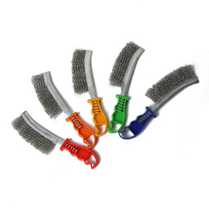 Type multifonctionnel industriel de couteau <span class=keywords><strong>brosse</strong></span> de fil de cuivre inoxydable avec la poignée en plastique <span class=keywords><strong>pour</strong></span> le nettoyage - Product Image 5