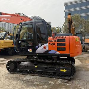 Excavadora de cadenas HITACHI ZX120 con cazo de excavación, equipo de construcción usado - Product Image 6