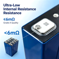 Cellule de batterie prismatique 3,2 V 15 Ah, charge 4C, décharge continue 8C, faible résistance, 361 g, unité compacte à haut débit