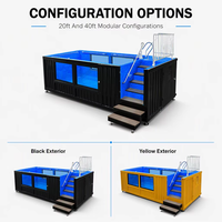 Piscine en acier préfabriquée modulaire de taille personnalisée, pour extérieur, ferme, bureau, bâtiment – Fournisseur direct d'usine chinoise