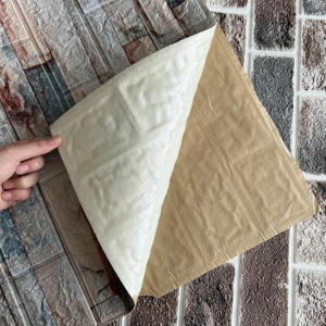 Papel Tapiz <span class=keywords><strong>Autoadhesivo</strong></span> 3D Moderno con Diseño Floral, <span class=keywords><strong>Revestimiento</strong></span> Impermeable para Paredes, Azulejos Decorativos para Cocina y Dormitorio, Insonorizante - Product Image 4
