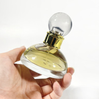Flacon de parfum de luxe le plus vendu, flacon en verre transparent demi-rond, emballage pour soins de la peau, boîte cosmétique, flacon de parfum de 30 ml