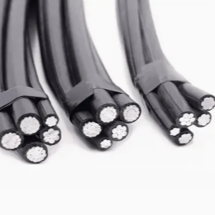 Impact Resistance Aluminium Alloy Conductor Xlpe Insulation Pvc Sheath ABC Cable Aerial Bundle Cable for Power Station