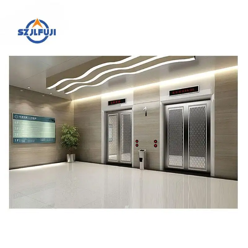 FUJI elevador fornecedor 630KG 1200kg hotel escritório MRL passageiro elevador