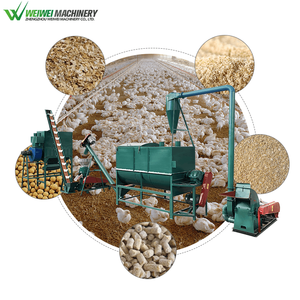 Weiwei Thức ăn viên dây chuyền sản xuất gia súc gia cầm PELLET/Mixer/hoist thức ăn làm cho Feeder <span class=keywords><strong>Mill</strong></span> Máy thức ăn pelletizer - Product Image 2
