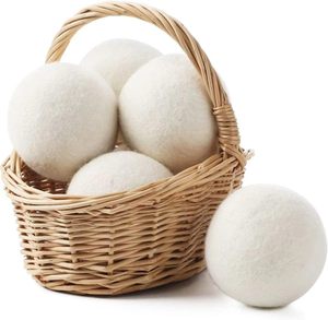 Boule de séchage anti-plis en laine 100% laine de Nouvelle-Zélande pour prévenir l'électricité statique - Product Image 1