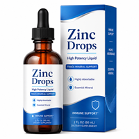 Gouttes de Zinc Premium 15mg avec Sélénium, Chélate d'Acides Aminés et Vitamine B6 pour le Soutien Quotidien au Bien-être – Vente en Gros ODM en Vrac