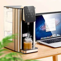 Bouilloire à eau à chauffage instantané 2,7 L, distributeur intelligent de bureau, écran tactile pour la maison