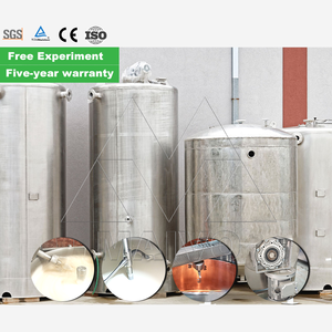 Réservoir de réacteur chimique d'équipement de déparaffinage en verre chemisé des réacteurs de mélange chimiques 1000l - Product Image 5