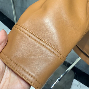 Натуральная овечья кожа куртки однобортная кожаная куртка женская роскошная кожаная куртка - Product Image 5