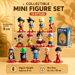 13 figurines d'action en PVC <span class=keywords><strong>GT</strong></span> de Goku, Gohan, Goten, Piccolo, Chi-Chi, Bulma – Jouets de commerce extérieur - Product Image 6