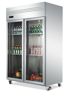 VICTORY KITCHEN Hot Sale Supermarket Equipment Double-Temperature Upright Freezer VCT Model for <b>Snack</b> <b>bar</b> Kitchen Restaurant - Product Image 4