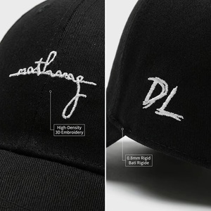 OEM ODM Logo Sur Mesure Casquette Baseball Coton 6 Panneaux Broderie Motif Nothing DL Usine Streetwear <strong>Mode</strong> MOQ Faible Rapid - Product Image 3