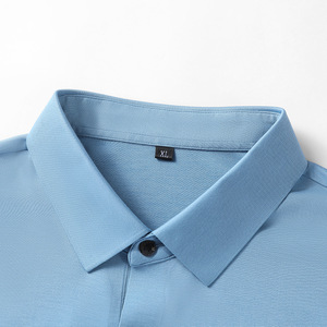 Men's Polo Shirt Light Blue XL Pique Fabric Daily Wear - Product Image 1