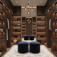 Armarios Empotrados Modernos Personalizados para Dormitorio Principal, Vestidor Elegante, Sistema Modular de Vestidor