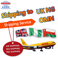 Services logistiques de fret aérien Alibaba-Express, transitaire de Guangzhou de Chine vers le Royaume-Uni, le Nigéria, Oman, agent d'expédition DHL