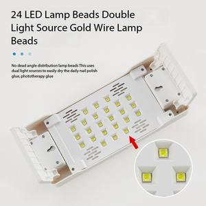 Haonan SUNONE Nouveau style <span class=keywords><strong>Mini</strong></span> <span class=keywords><strong>lampe</strong></span> <span class=keywords><strong>UV</strong></span> LED portable 72W avec 22 perles LED pour usage en salon, durcissement du vernis à ongles - Product Image 3